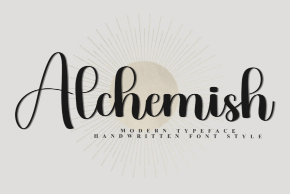 Alchemish: A Festive Script Font That Feels Like Magic in Branding
