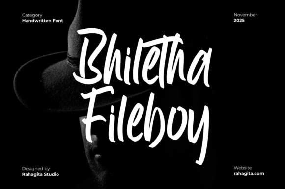 Bhiletha Fileboy: A Bold Script Font for Editorial Impact