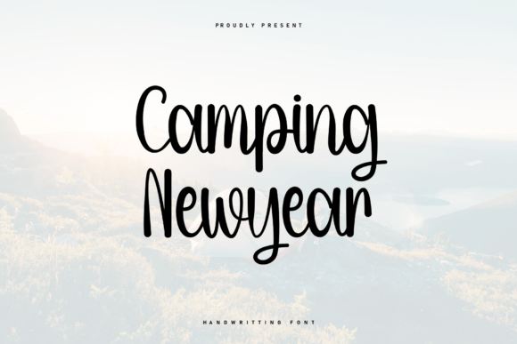 Camping Newyear: A Handwritten Typeface for Relaxed Editorial Design