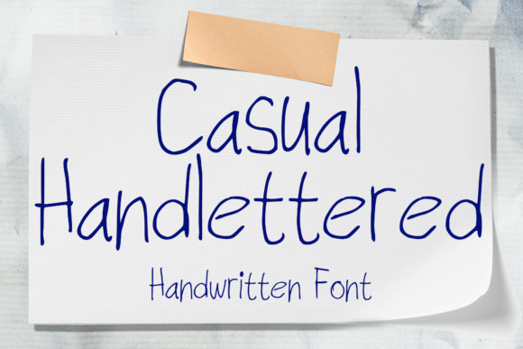 Casual Handlettered: A Playful Script Font for Scroll-Stopping Marketing