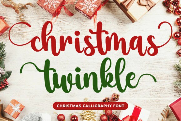 Christmas Twinkle: The Perfect Script Font for Festive Brand Identity