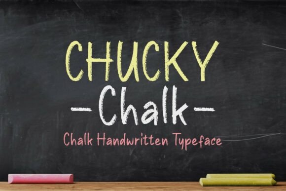 Chucky Chalk: A Handwritten Typeface That Feels Human on Screen