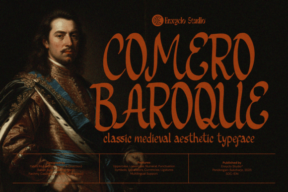 Comero Baroque: A Timeless Typeface for Handmade Elegance
