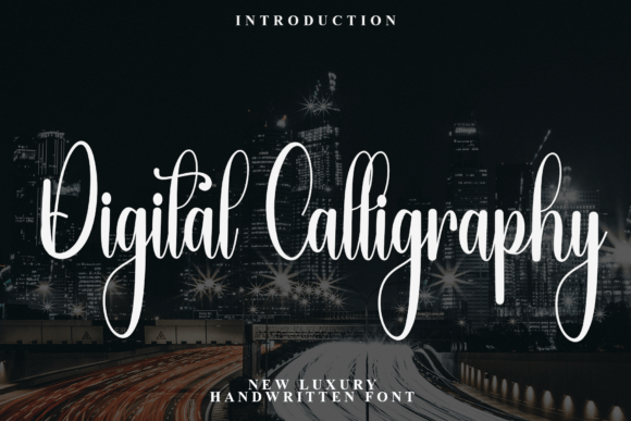 Digital Calligraphy: A Warm, Playful Script Font for Editorial Moments