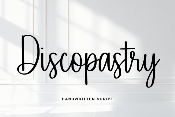 Discopastry: The Handwritten Typeface for Playful Editorial Design