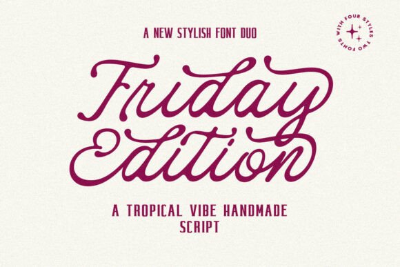 Friday Edition Duo: A Creative Font for Engaging Campaigns