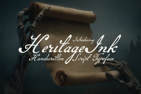 Heritage Ink: A Handwritten Font That Builds Trust