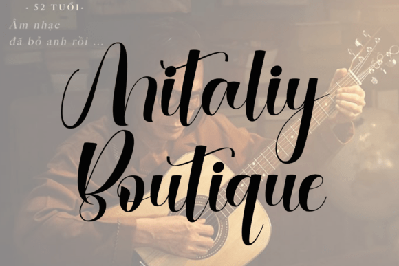 Mitaliy Boutique: A Timeless Handwritten Font for Authentic Branding