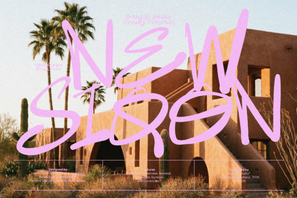 New Siqon: A Bold Brush Font That Feels Alive