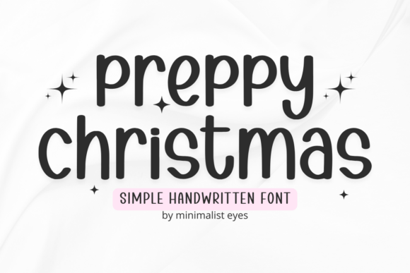 Preppy Christmas Typeface: Elevate Seasonal Brand Visuals