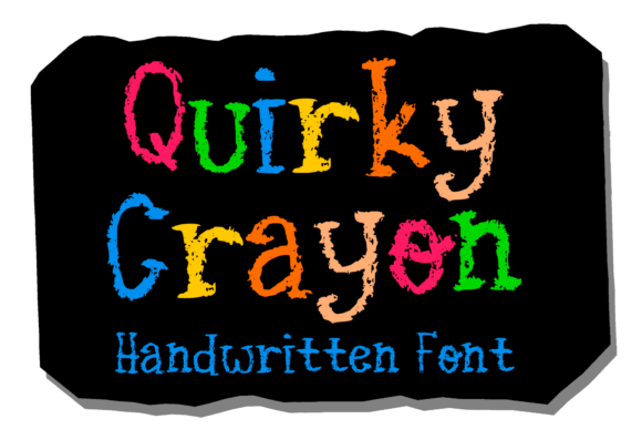 Quirky Crayon: A Playful Handwritten Typeface for Joyful Branding