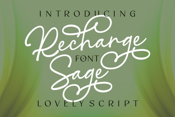 Recharge Sage: A Web Designer’s Take on This Flowing Script Typeface