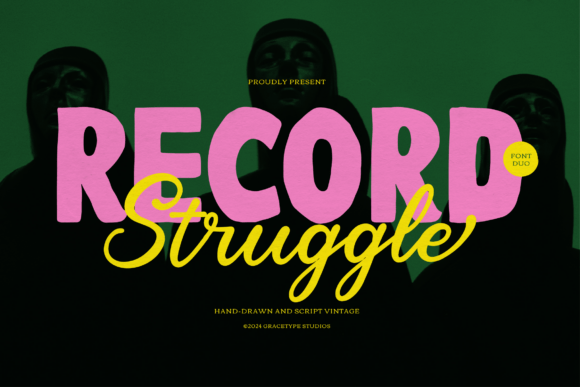 Record Struggle Typeface Review: A Bold Duo for Editorial Design