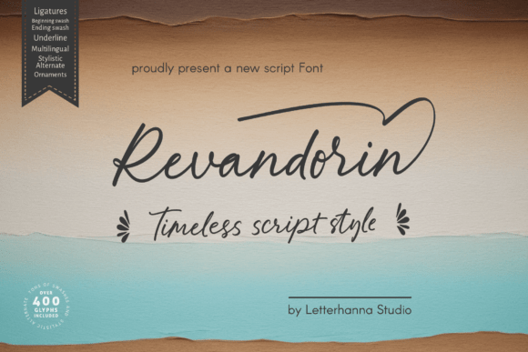 Revandorin: Elevate Your Brand Identity With Elegant Script Typography