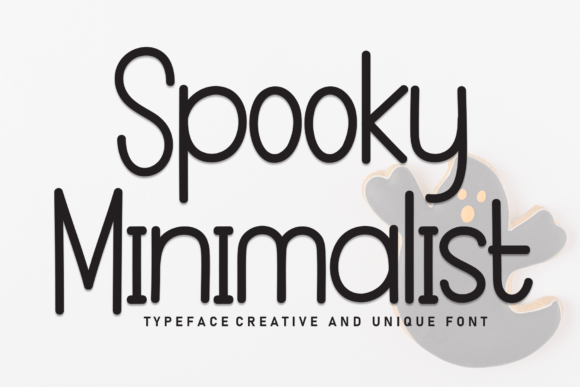 Spooky Minimalist: A Clean Display Typeface for Editorial Design