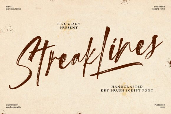 Streaklines: The Script Typeface for Authentic Brand Identity
