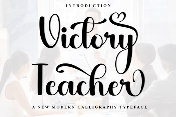 Victory Teacher: A Festive Typeface Review for Holiday Branding