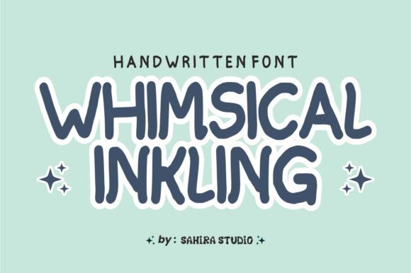 Whimsical Inkling: A Modern Handwritten Typeface for Editorial Design